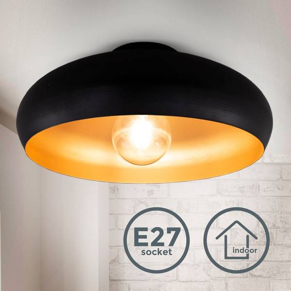 Deckenlampe BKL1269 Schwarz - ABS - 40 x 18 x 40 cm