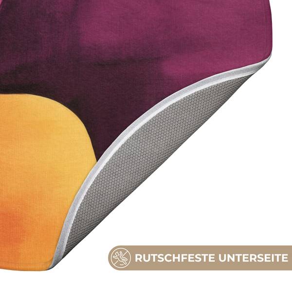 BADEMATTE Formen Microfaser - 70 x 70 x 1 cm