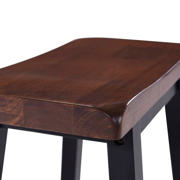 Bar-Set 3er Set XT9647 Schwarz - Holzwerkstoff - 48 x 91 x 108 cm
