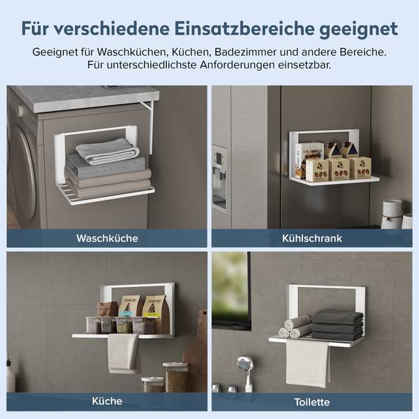 Hängeaufbewahrung Folda-01 Weiß