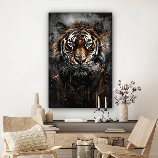 LEINWANDBILD Tiger 80 x 120 x 80 cm