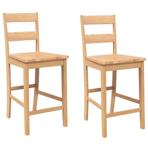Barhocker 3043932-2 2er Set Braun - Massivholz - 41 x 95 x 48 cm