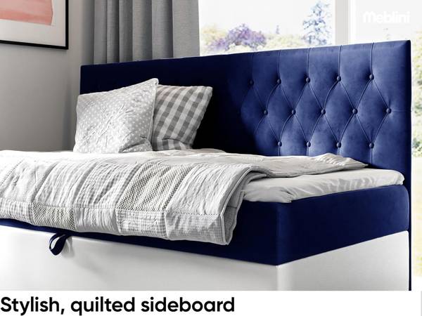 Kinderbett FLIPPO 2 Marineblau - Weiß