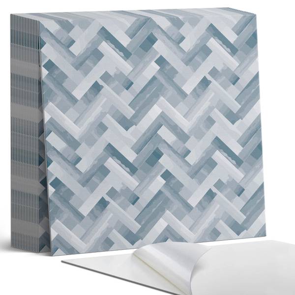 Vinylfliese Zickzack 20er-Set 20 x 20 cm