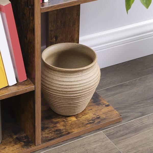 Bücherregal 100408 Braun - Holzwerkstoff - 98 x 32 x 19 cm