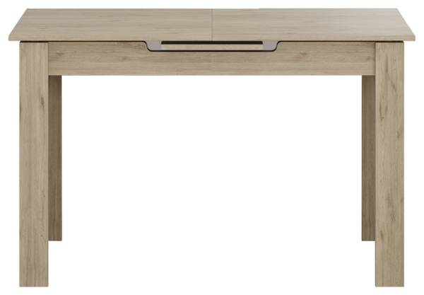 Ausziehtisch ANDORRA Braun - Holzwerkstoff - 150 x 70 x 75 cm
