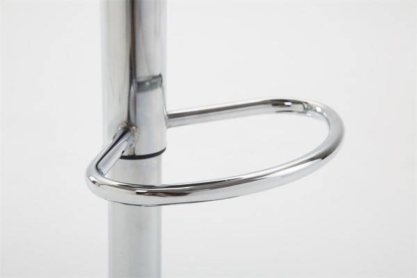 Barhocker Shanghai Hellgrau - Silber
