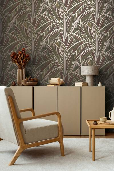 Vliestapete 399331-GU Braun - Kunststoff - 53 x 1 x 1005 cm