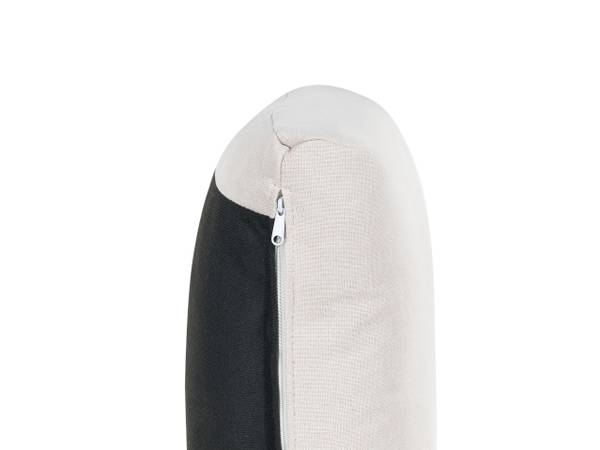 Sofa UNSTAD 5-tlg Beige - Schwarz - Tiefe: 228 cm