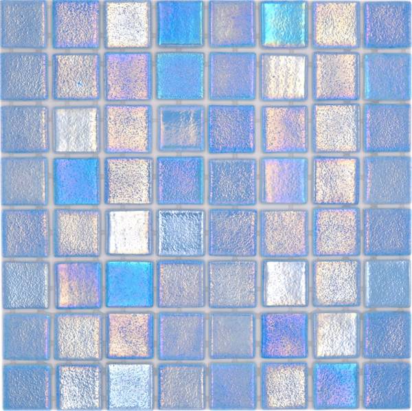 Mosaikfliesen 220-P55381 Blau - Glas - 32 x 32 x 32 cm