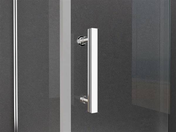 Duschkabine IDA U-Form Schiebetür Sicherheitsglas - 120 x 195 x 80 cm
