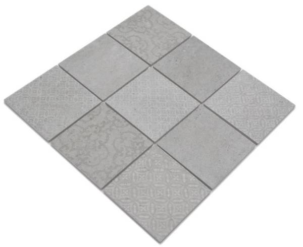 Mosaikfliesen CELLO Grau - Keramik - 30 x 30 x 30 cm
