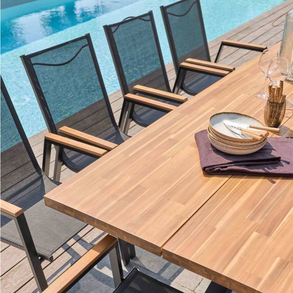 Sesseln 2er-set Stella Braun - Massivholz - 56 x 94 x 62 cm