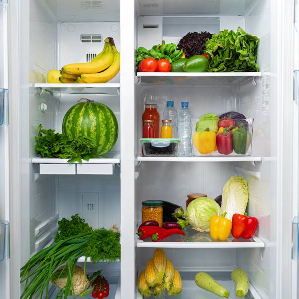 Organiseur de frigo avec poignées Matière plastique - 37 x 18 x 30 cm