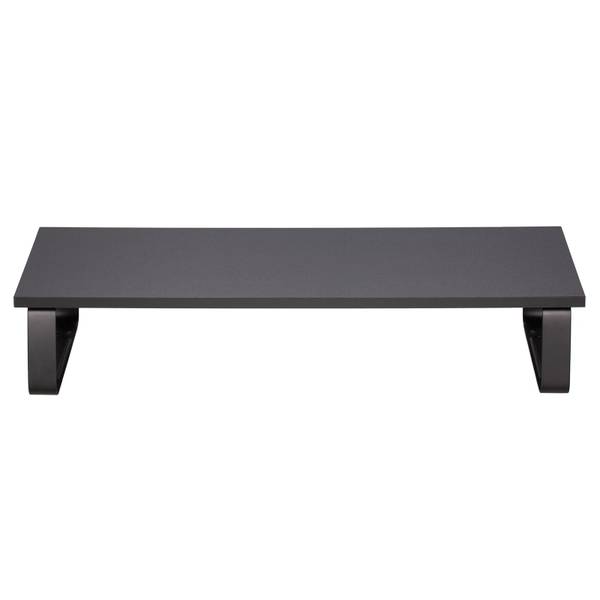 Monitorständer STANFORD Schwarz - Edelstahl - 60 x 12 x 26 cm