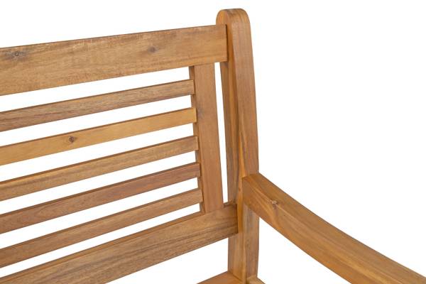 Gartenstuhl CORUNA Beige - Akazie - 68 x 92 x 58 cm