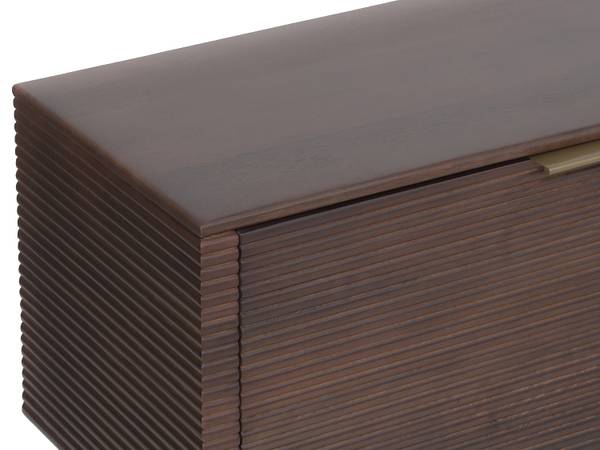 TV-Board SORDANA Braun - Holz teilmassiv - 160 x 55 x 40 cm