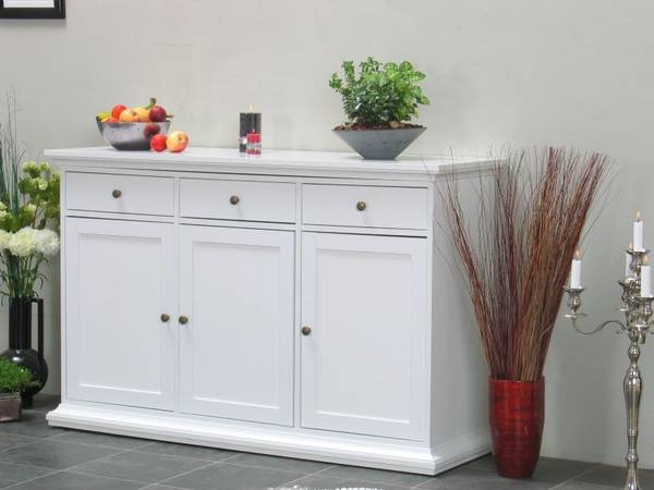 Sideboard Venedig Cremeweiß - Weiß