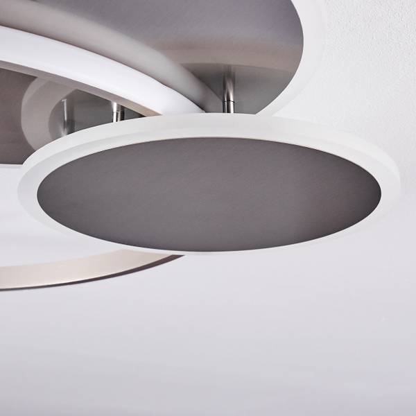 Deckenleuchte 300955 Weiß - Metall - 56 x 7 x 65 cm