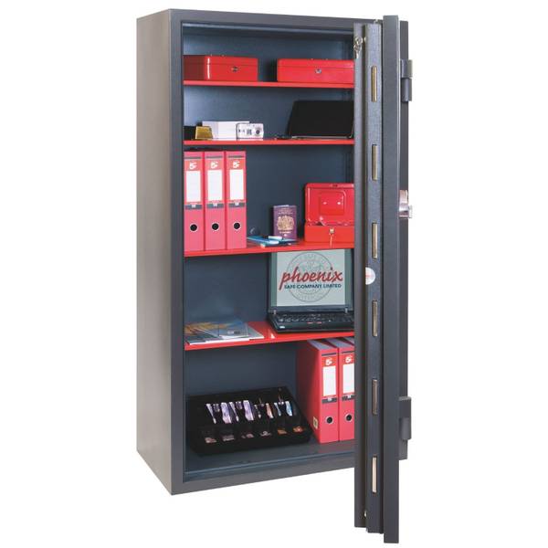 Sicherheitstresor HS2055E Grau - Metall - 86 x 163 x 50 cm