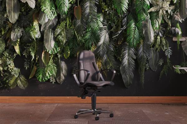 Bürostuhl TINO Schwarz - Textil - 48 x 104 x 45 cm