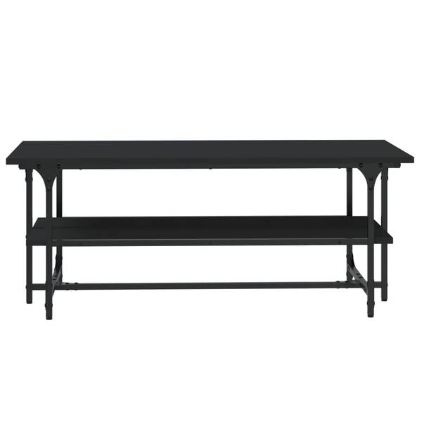 Couchtisch D373 Schwarz - Holzwerkstoff - 50 x 40 x 100 cm