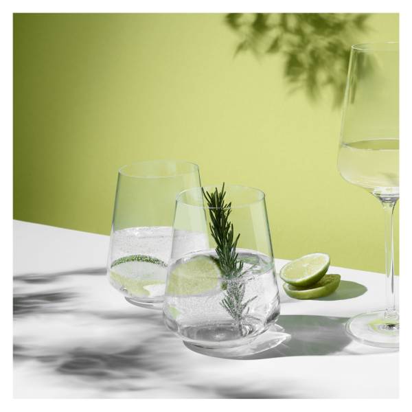 Wasserglas Lichtweiss Julie #1 (2er-Set) Kristallglas - 10 x 11 x 10 cm