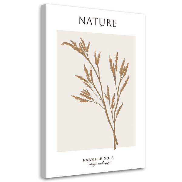 Tableau déco blé séché nature 80 x 120 cm