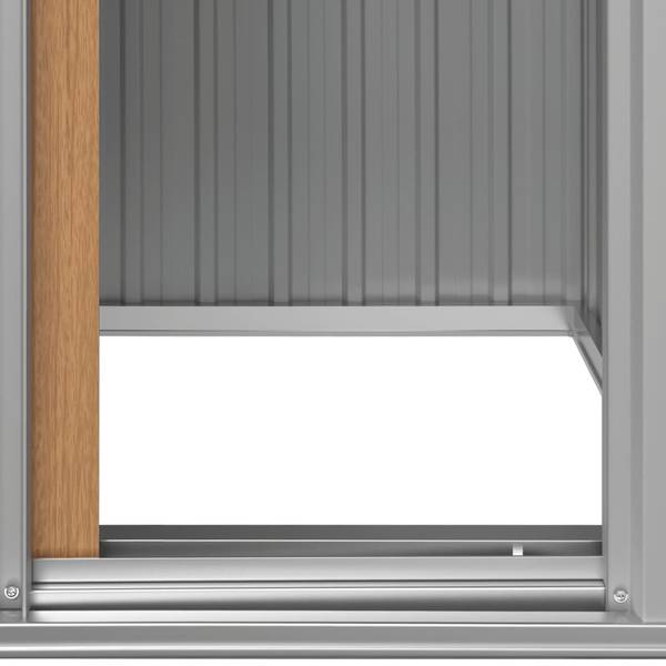 Geräteschuppen 3006854 Braun - Stahl - 126 x 177 x 98 cm