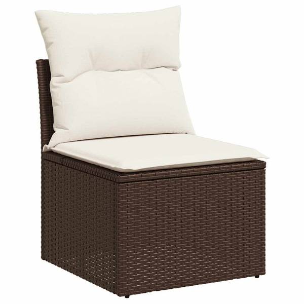 Garten-Lounge-Set 3034258-1 8-teilig Braun - Creme