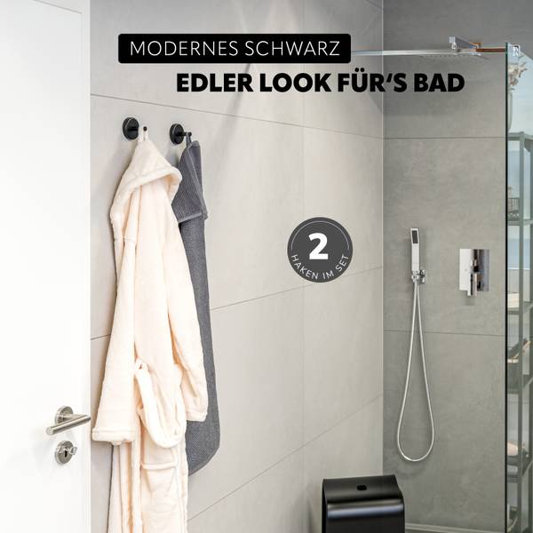 Handtuchhaken Piazza 91103 (2er-Set) Kunststoff