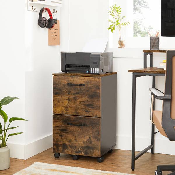 Rollcontainer Shīshgarh Braun - Holzwerkstoff - 40 x 70 x 42 cm