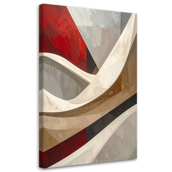 Canvas schilderij Abstracte geometrie 60 x 90 cm