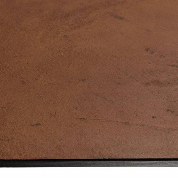 Esstisch BASILE Schwarz - Metall - 100 x 76 x 220 cm