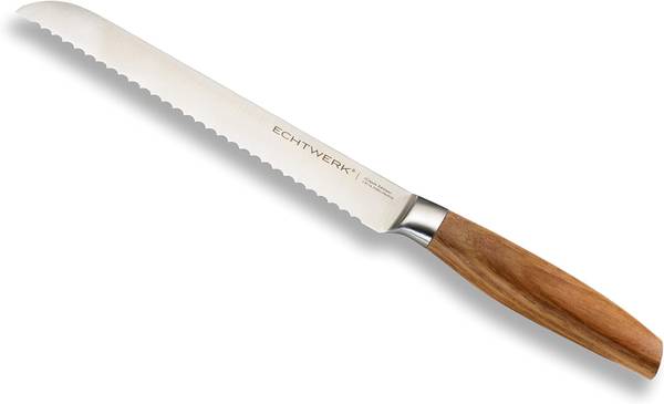 Brotmesser CLASSIC EDITON EW-SM-0335 Braun - Silber - Akazie - Stahl - 3 x 3 x 34 cm