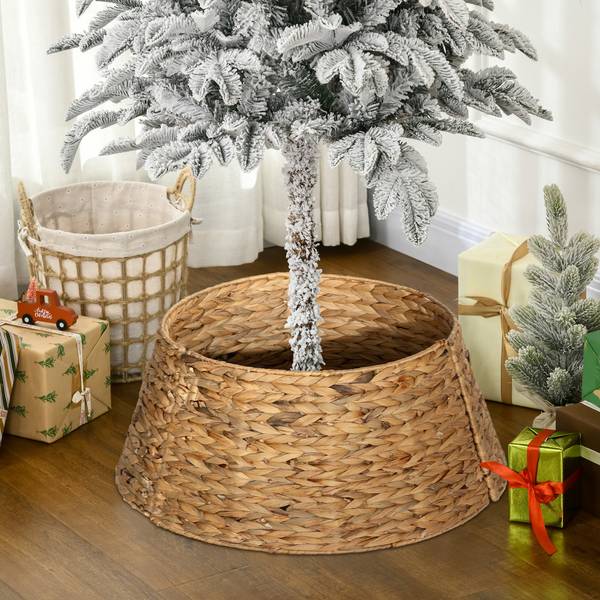 Weihnachtsbaumkragen 830-931V00ND Braun - Naturfaser - 60 x 28 x 60 cm