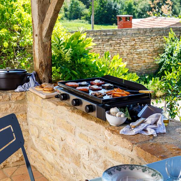 Plancha SOLIA 301 Schwarz - Metall - 41 x 19 x 69 cm