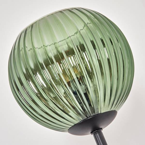 Stehlampe Cesaro Blau - Grün - Kiefer - Aluminium - Klarglas - 11 x 150 x 86 cm