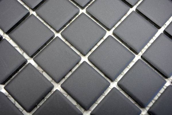 Mosaikfliesen CU 020 Schwarz - Keramik - 33 x 33 x 33 cm