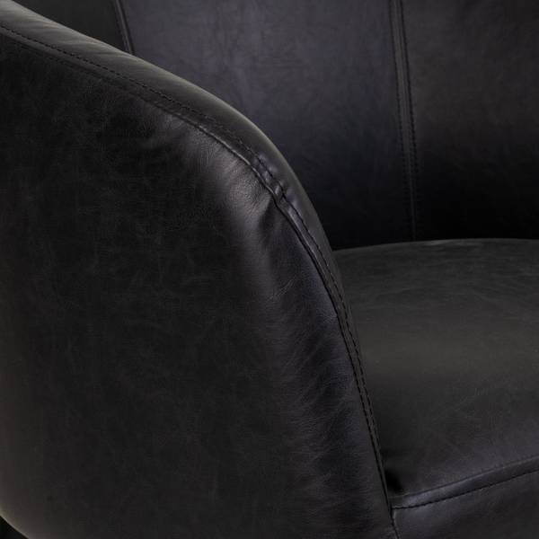Sessel 4523323438 Schwarz - Massivholz - 62 x 82 x 60 cm