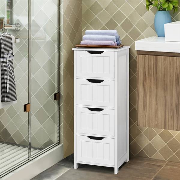 Midischrank ARJ91 Weiß - Holzwerkstoff - 30 x 82 x 30 cm
