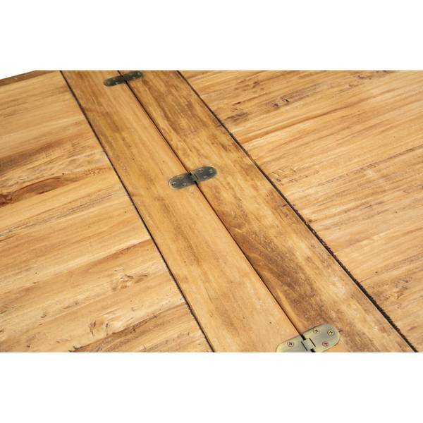 Küchentisch RUSTIKA Braun - Linde - 90 x 80 x 90 cm