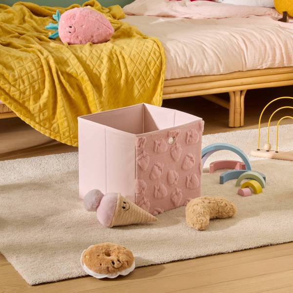 Aufbewahrungskorb für Kinder FRACI Pink