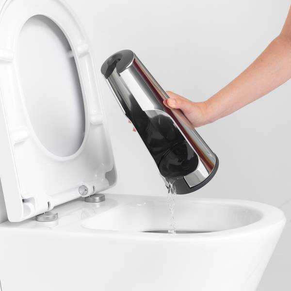 ReNew Toilet Brush and Holder Silber