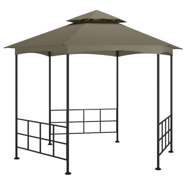 Gartenpavillon 3008939 Grau - Polyester - 310 x 270 x 310 cm