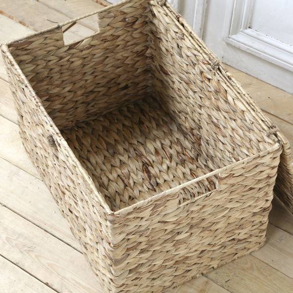 Truhe mit Deckel 22060 Braun - Naturfaser - 35 x 33 x 50 cm