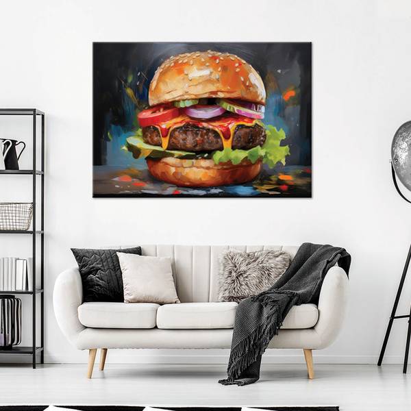 Canvas schilderij Keuken 100 x 70 cm
