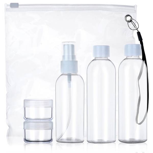 Reiseflaschen 5-tlg. Set 489319 Kunststoff - 4 x 19 x 18 cm