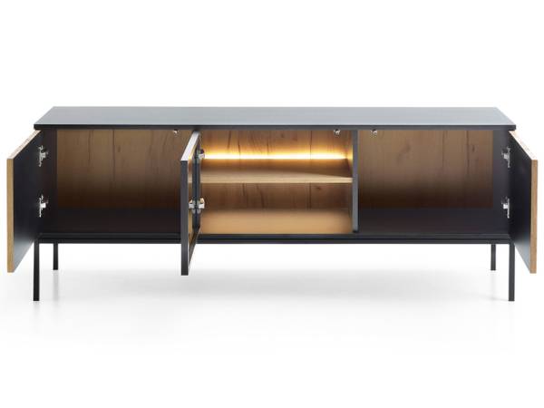 TV-Schrank DEO Braun - ABS - 154 x 56 x 39 cm