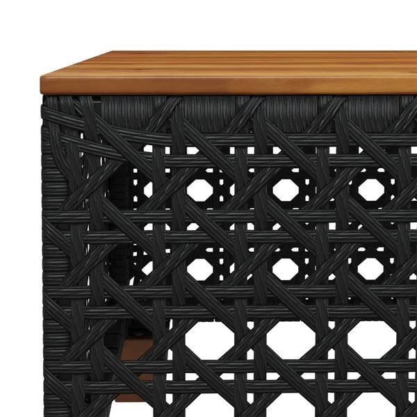 Garten-Lounge-Set 3036261-4 (10-teilig) Schwarz